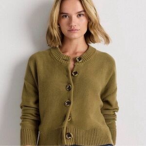 ✨ISO✨ Quince Herb Green Cardigan - XS